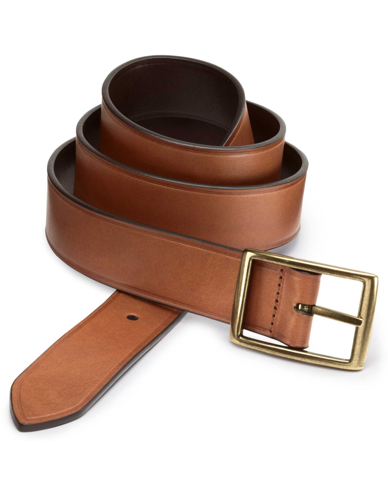 Brown leather reversible belt | Charles Tyrwhitt