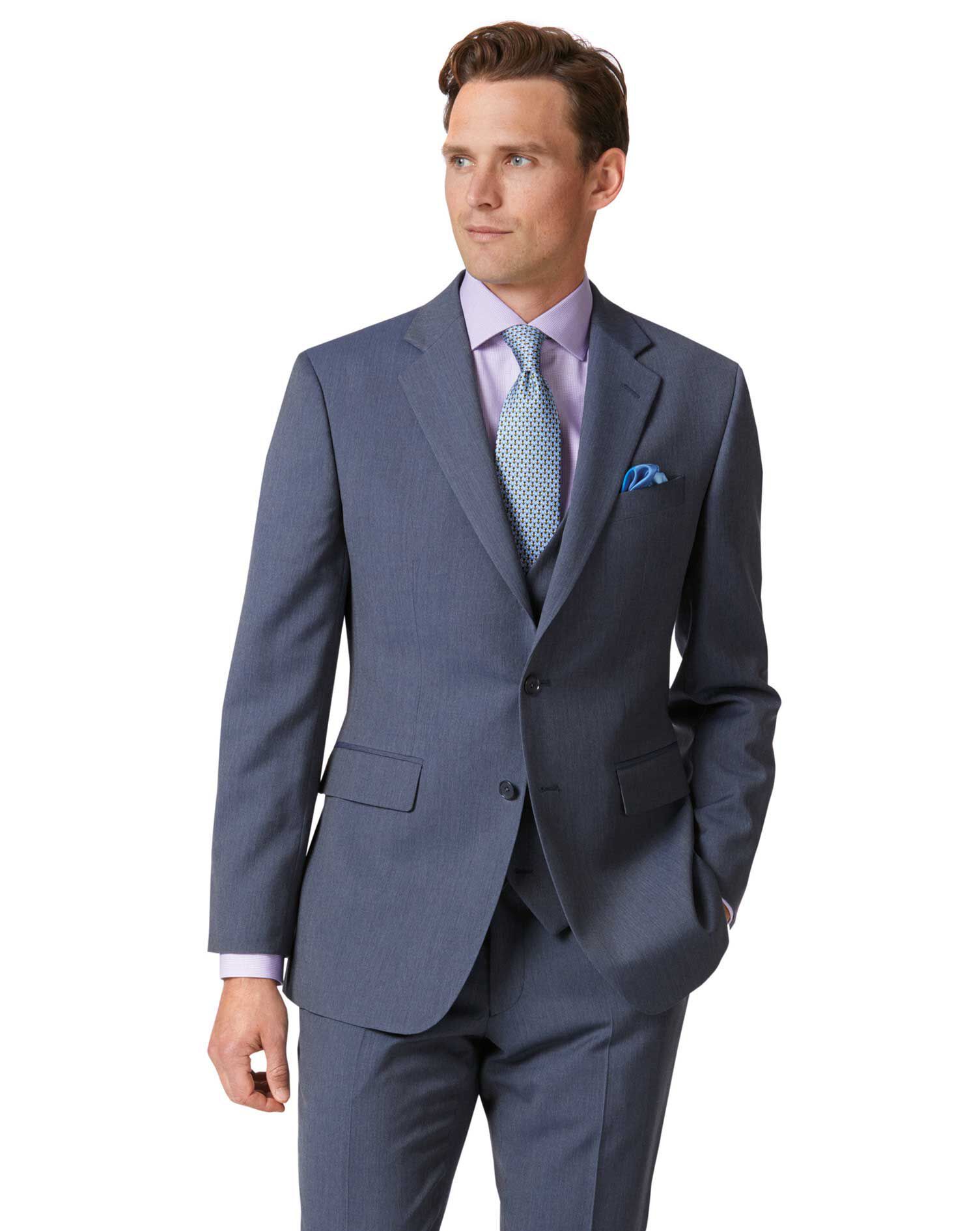 business blue suit