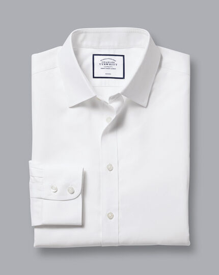 4-Pack Charles Tyrwhitt Men's White Classic Collar Dress Shirts