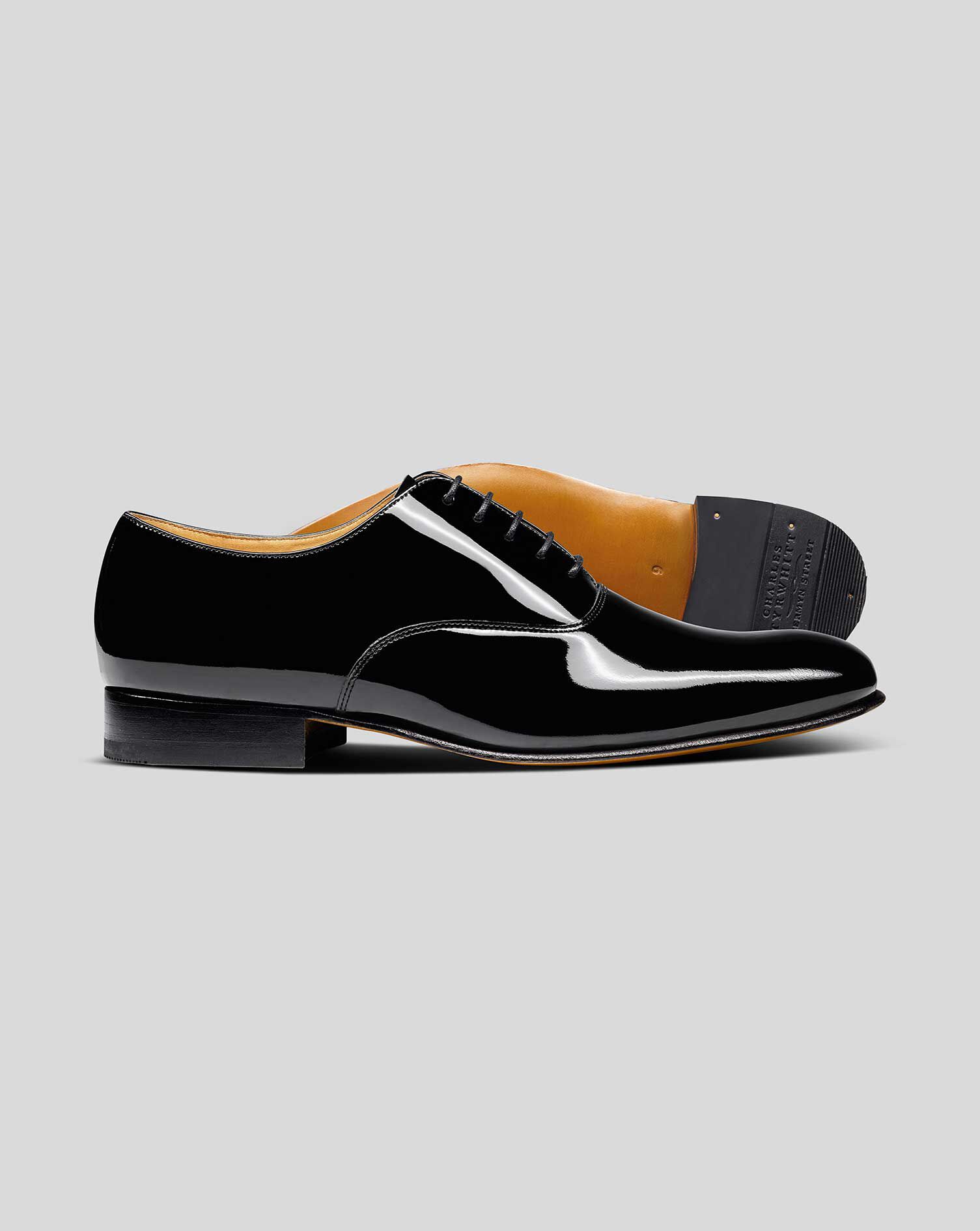 Patent Oxford Shoe - Black | Charles 