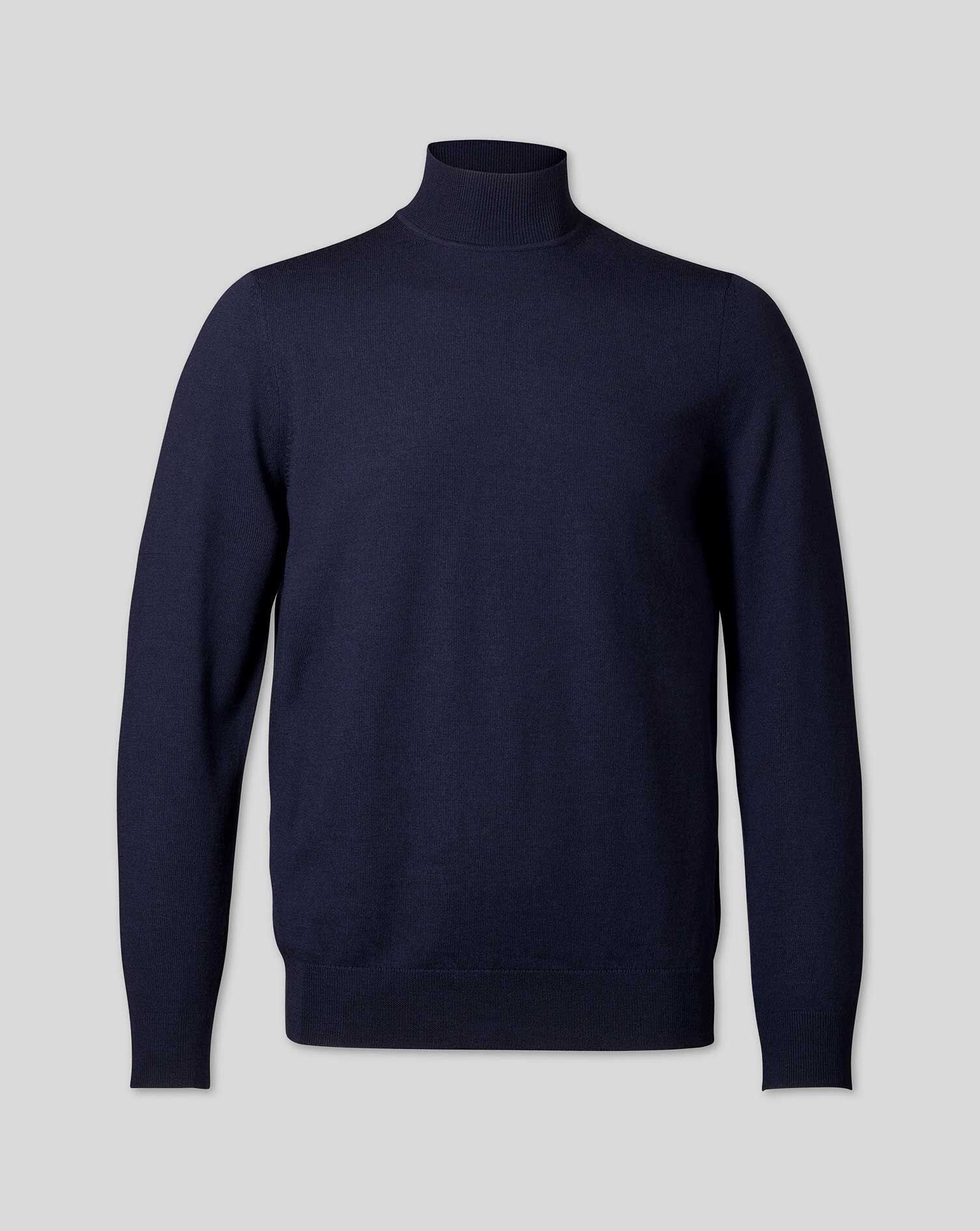 high polo neck jumper