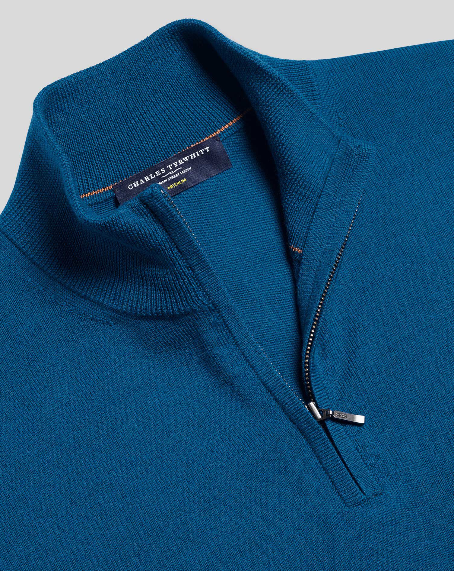 charles tyrwhitt zip neck