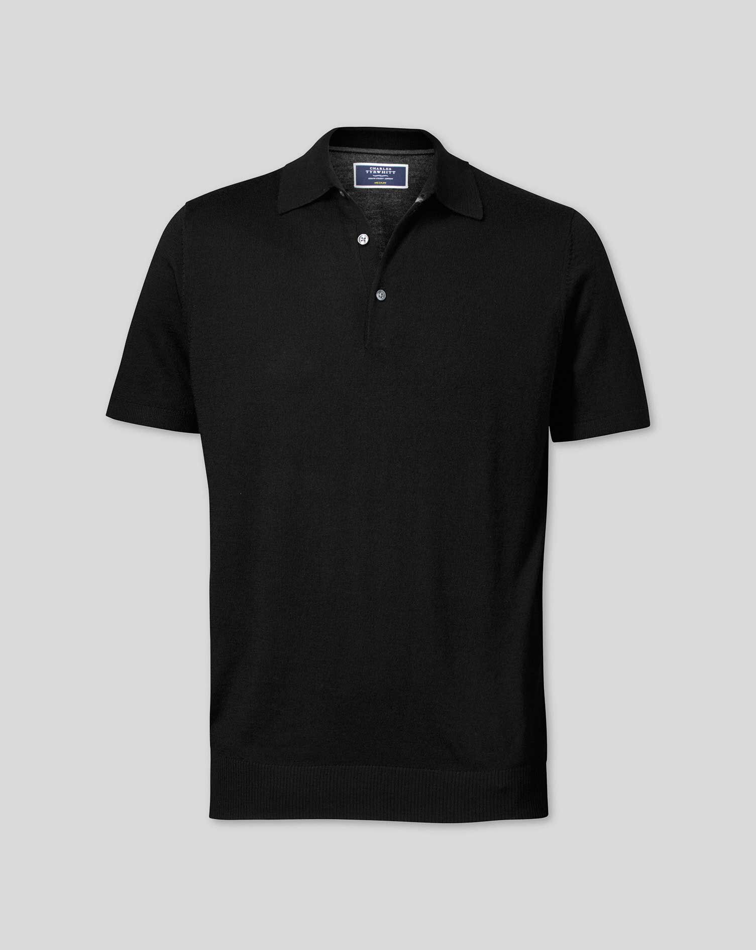 merino polo jumper