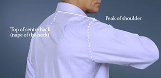 How to measure for a shirt step 4