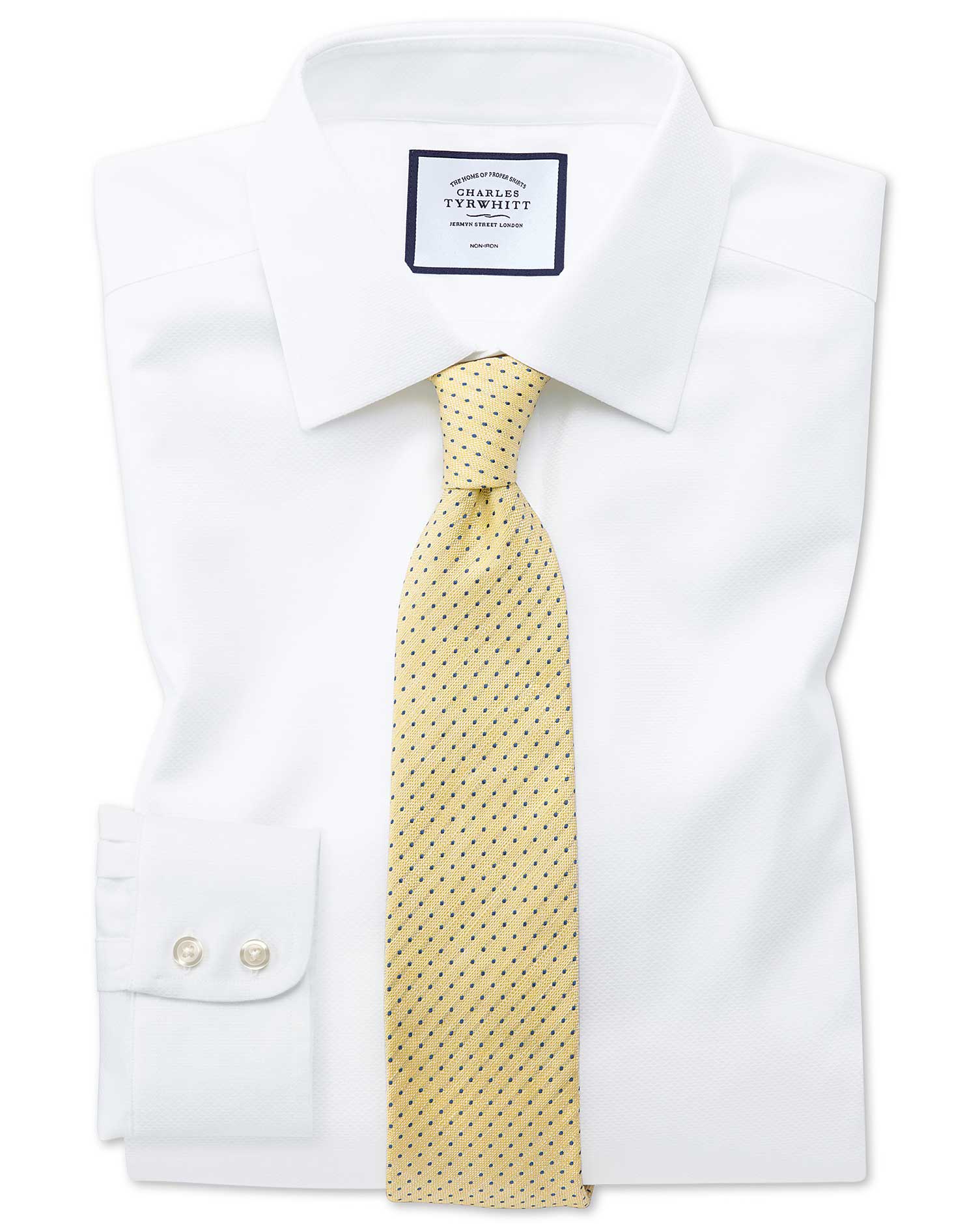 Wit Strijkvrij Driehoekig Geweven Overhemd Met Extra Slanke Pasvorm Charles Tyrwhitt charles tyrwhitt kopen in de aanbieding Wit Strijkvrij Driehoekig Geweven Overhemd Met Extra Slanke Pasvorm Charles Tyrwhitt charles tyrwhitt kopen in de aanbieding