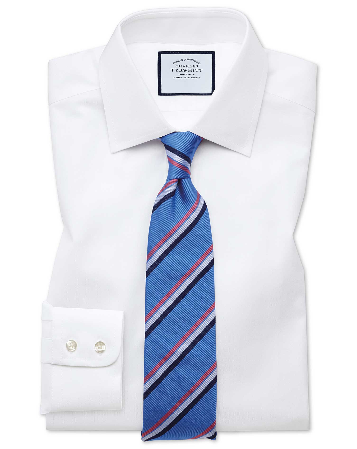 Wit Fijn Visgraat Overhemd Met Slanke Pasvorm Charles Tyrwhitt charles tyrwhitt kopen in de aanbieding Wit Fijn Visgraat Overhemd Met Slanke Pasvorm Charles Tyrwhitt charles tyrwhitt kopen in de aanbieding