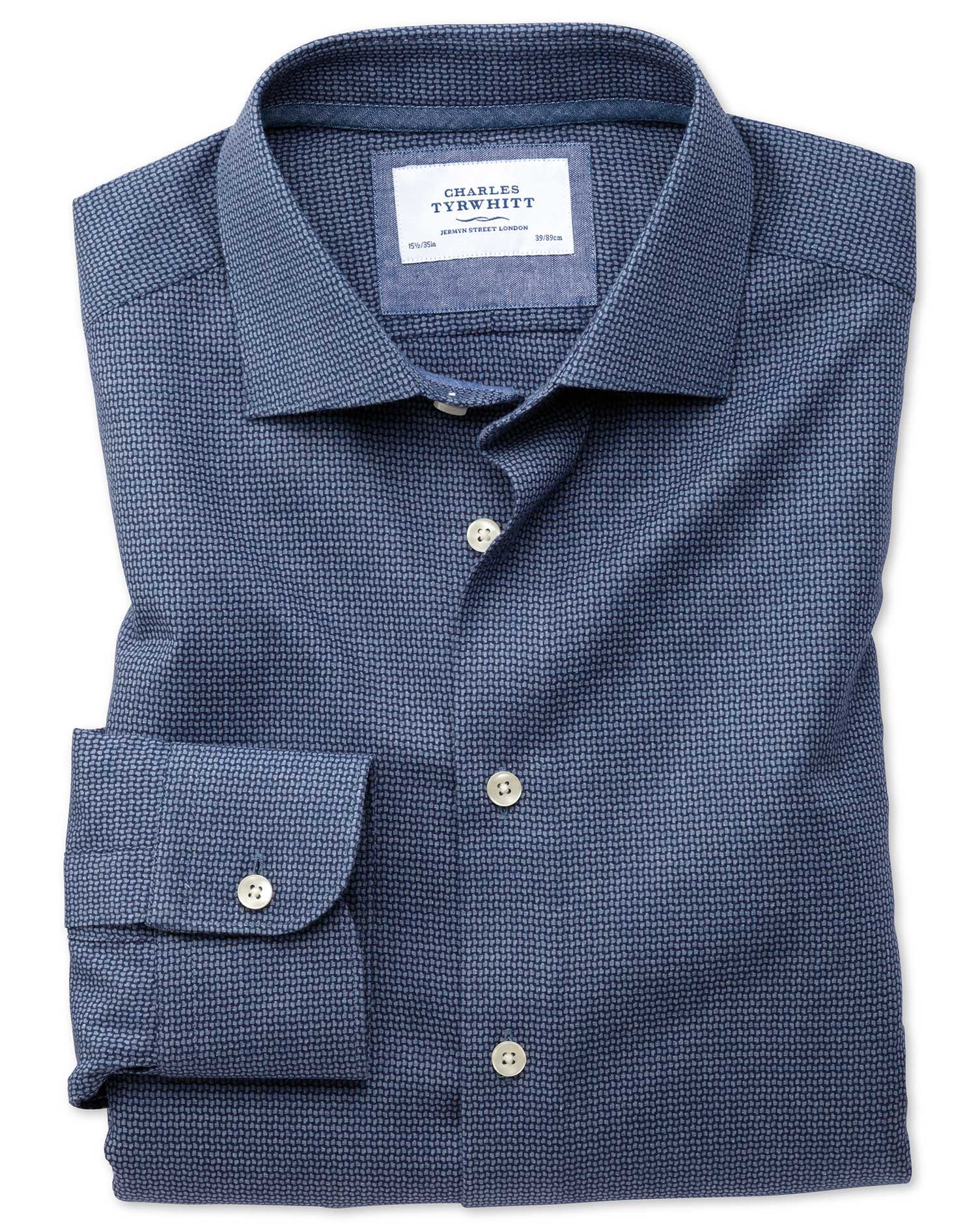 business casual patterned shirt